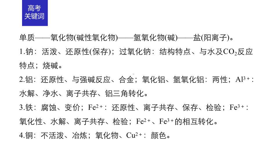 专题11常见金属元素及其化合物课件.ppt_第2页