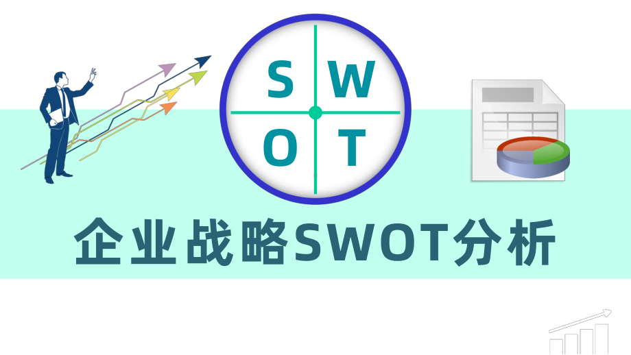 SWOT案例分析培训企业市场战略分析工作汇报总结模板课件.pptx_第1页