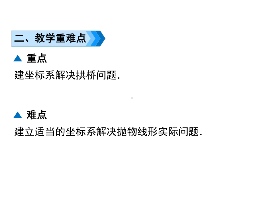 人教版九年级上册数学二次函数与拱桥问题课件.ppt_第3页