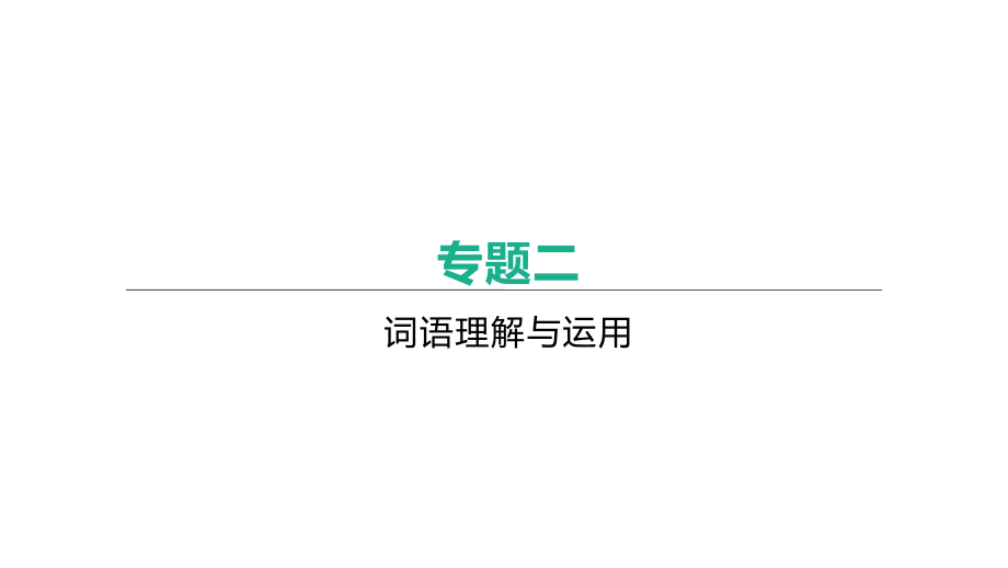 2021年中考语文复习专题02词语理解与运用课件.pptx_第2页