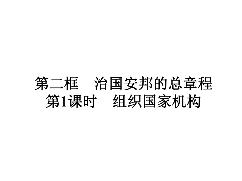 人教版8下道德与法治治国安邦的总章程课件.ppt_第1页