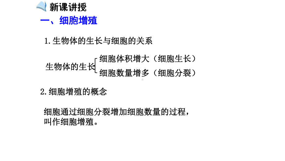 20212022学年新教材高一生物第6章细胞的生命历程第1节细胞的增殖课件.pptx_第3页