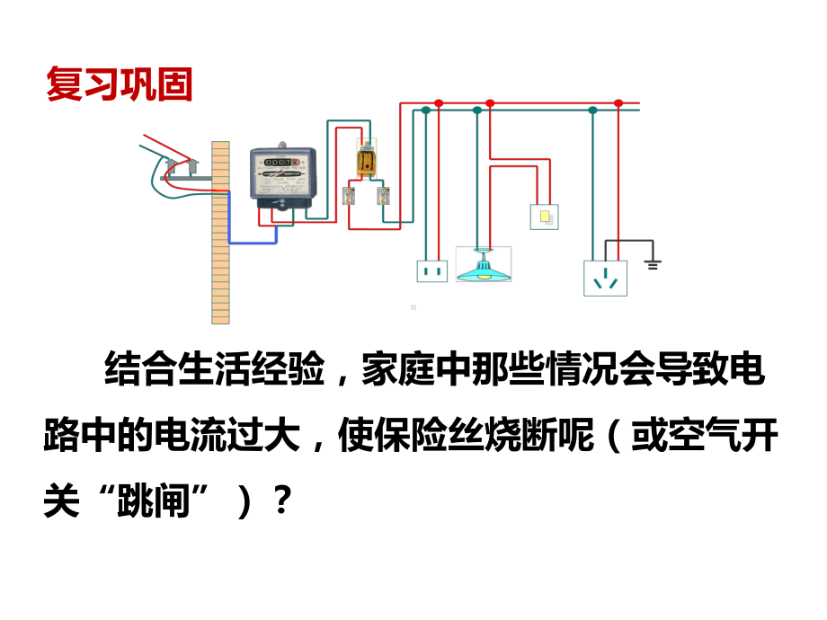 人教版九年级物理第十九章第二节家庭电路中电流过大的原因(共32张)课件.ppt_第2页