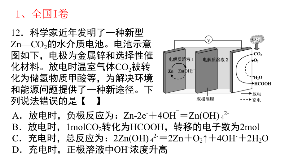 2020年高考题电化学汇编课件.pptx_第2页