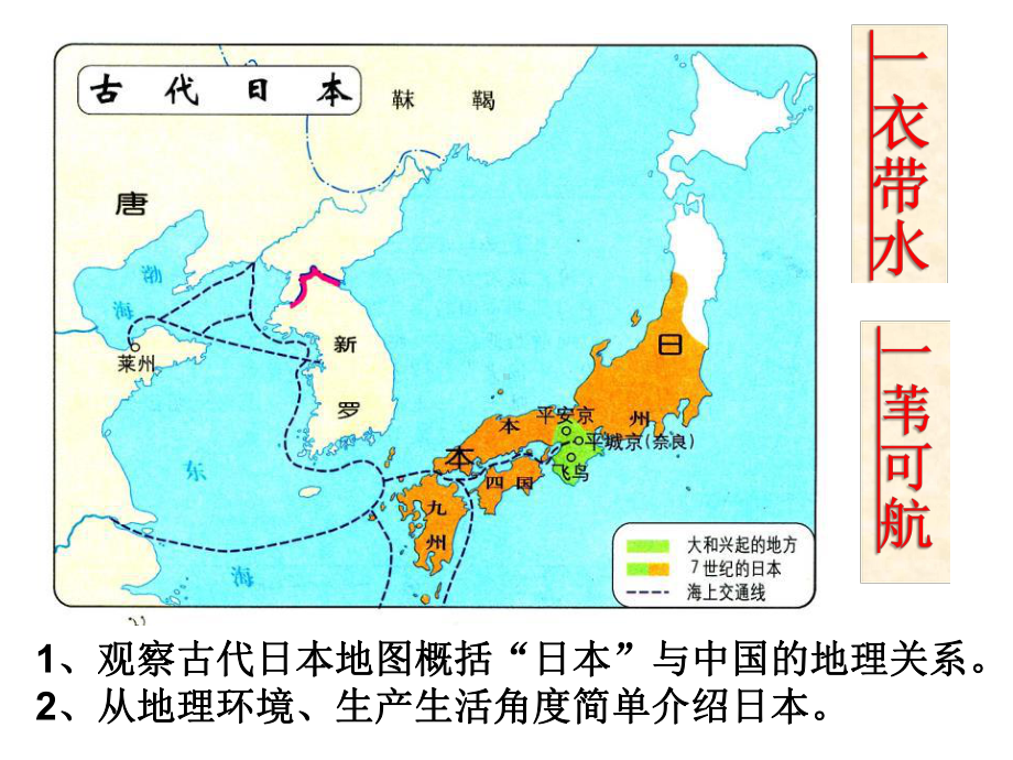 人教版初中八年级历史与社会上册日本的大化改新课件.pptx_第3页