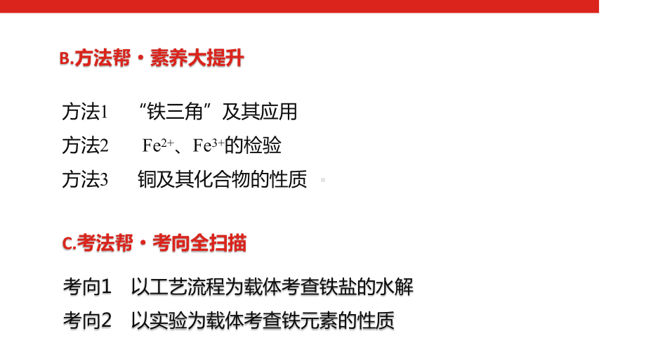 2020版高中化学一轮复习专题六铁、铜及其化合物金属的冶炼(共91张)课件.pptx_第3页