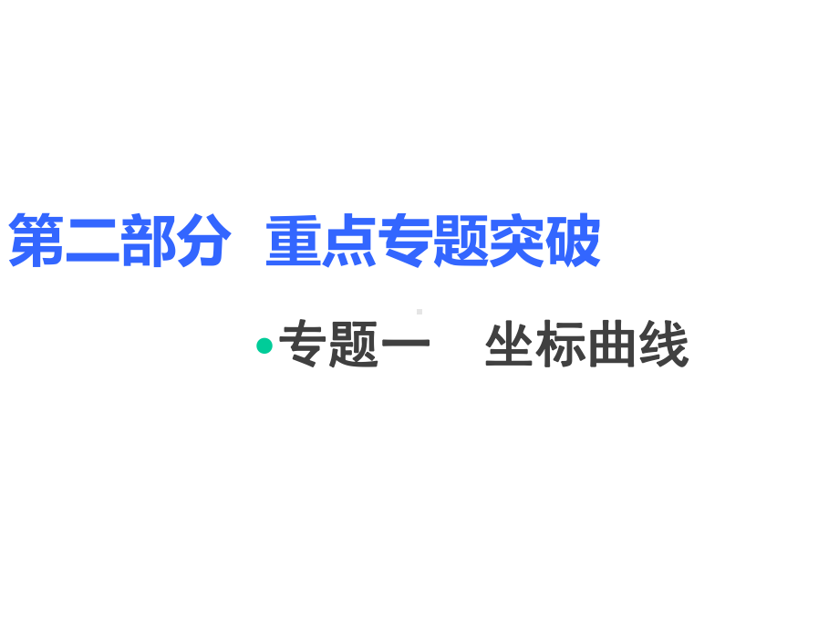 （初三化学）九年级化学1专题一坐标曲线课件.ppt_第1页