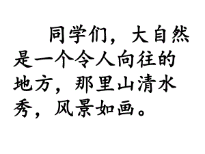 大自然心中最美的诗课件.ppt