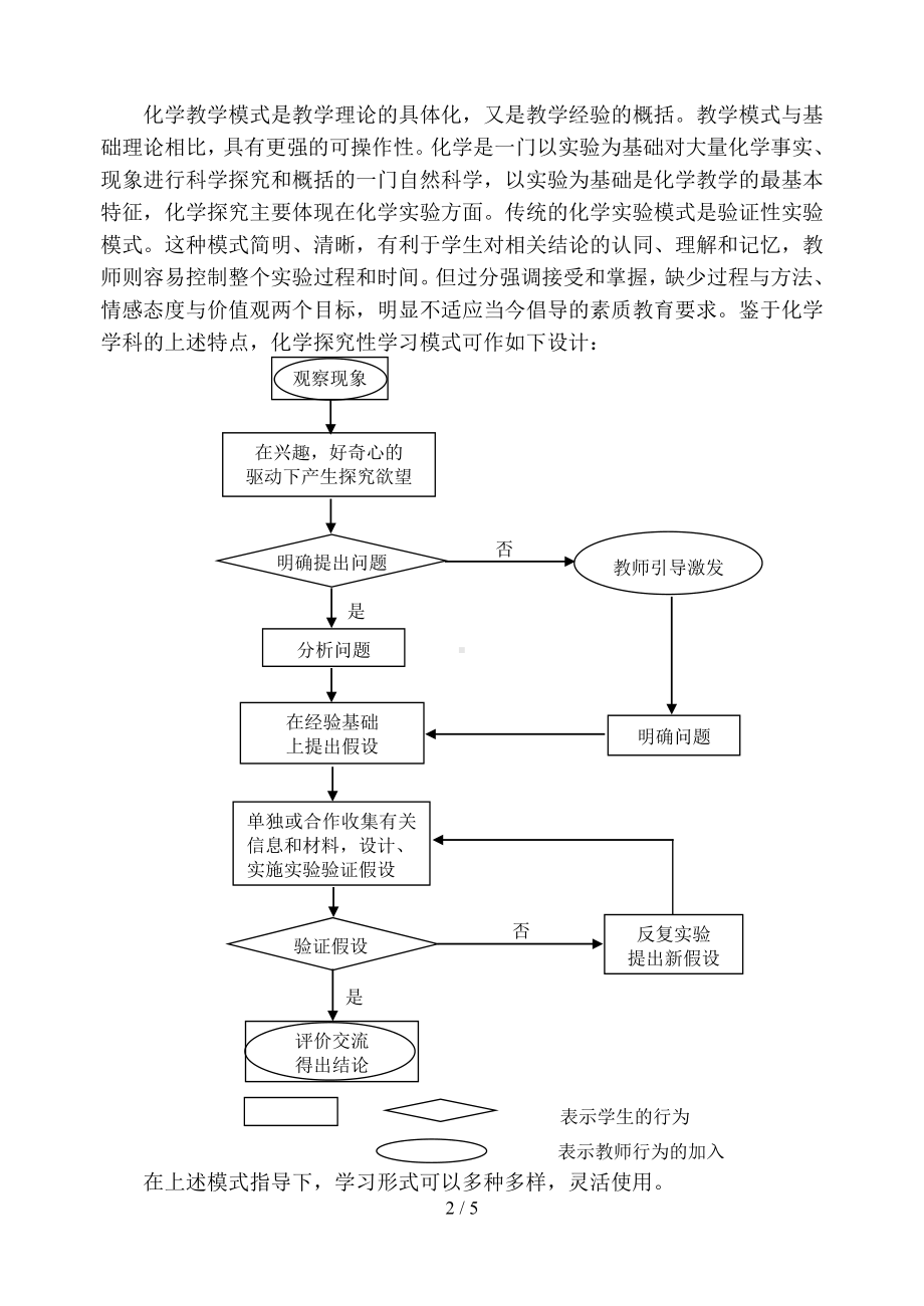 化学探究性学习的一般程序和实施方式参考模板范本.doc_第2页