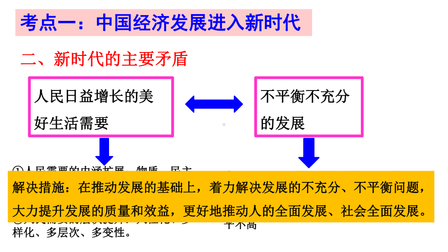 2020年高考政治经济生活第十课新发展理念和中国特色社会主义新时代的经济建设(共48张)课件.pptx_第3页