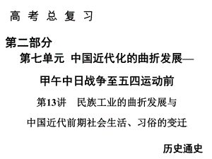 2020届高考历史人教版大一轮复习(课件+检测及详解)(28).ppt