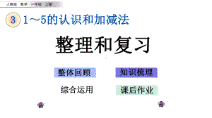 315整理和复习人教版数学一年级上册名师公开课课件.pptx