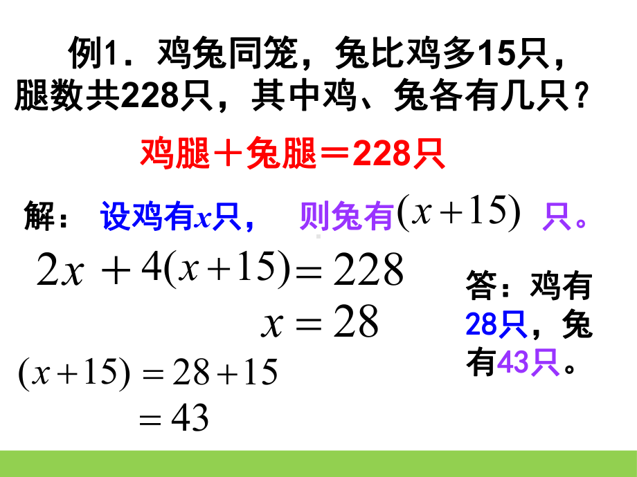 小学数学思维训练列方程解应用题(三)课件.ppt_第2页