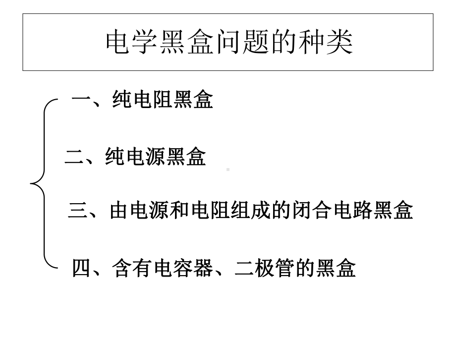 用多用电表判断黑箱内电学元件的问题课件.ppt_第3页