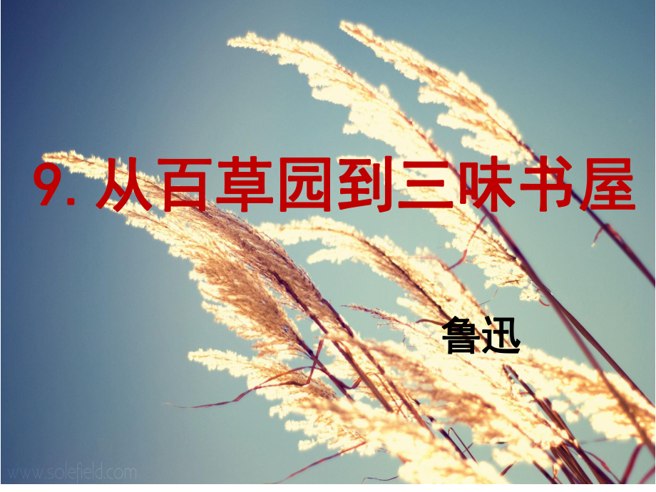 公开课：从百草园到三味书屋课件.ppt_第2页