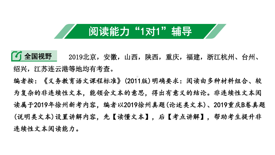 2020年江苏中考语文复习课件：专题二非连续性文本阅读(共49张).ppt_第2页