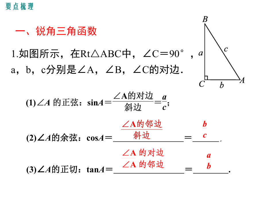 直角三角形的边角关系小结与复习课件.ppt_第2页