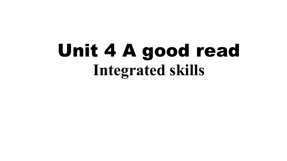 牛津译林英语八年级下册unit4integratedskills(共42张)课件.pptx（无音视频素材）_第1页