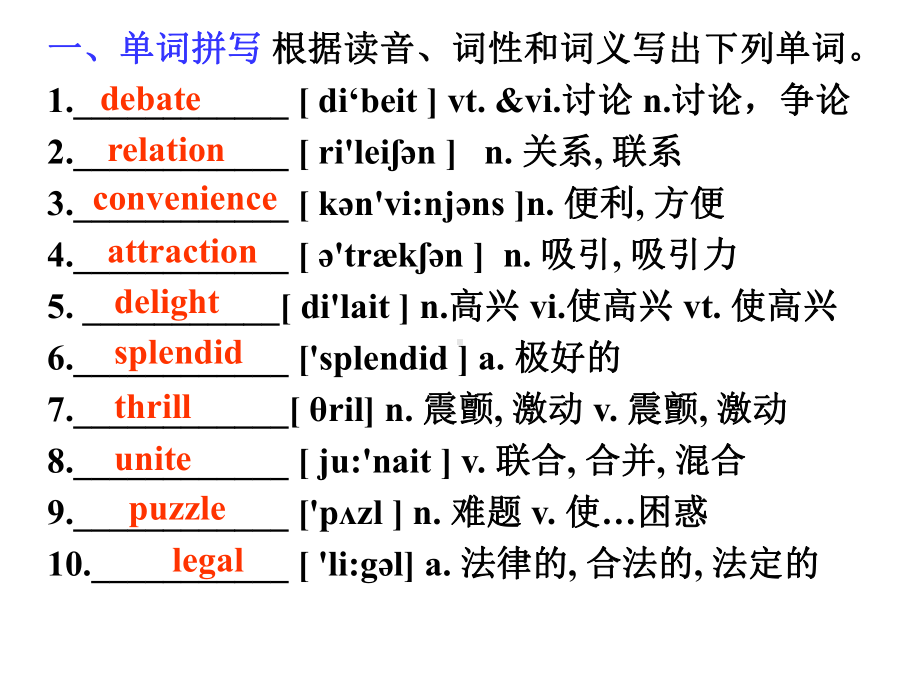 人教版新课标英语必修5Unit2-The-United-Kingdom-一轮复习课件.ppt（无音视频素材）_第3页