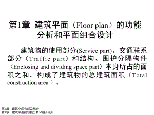 建筑平面的功能分析和平面组合设计方案.pptx