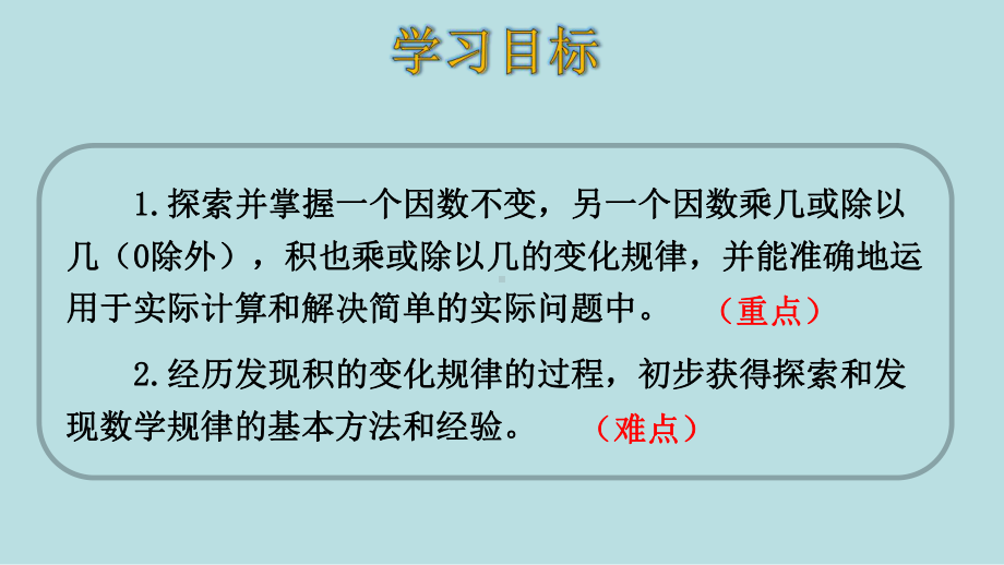 人教版数学四年级上册第四单元第3课时积的变化规律课件.pptx_第2页