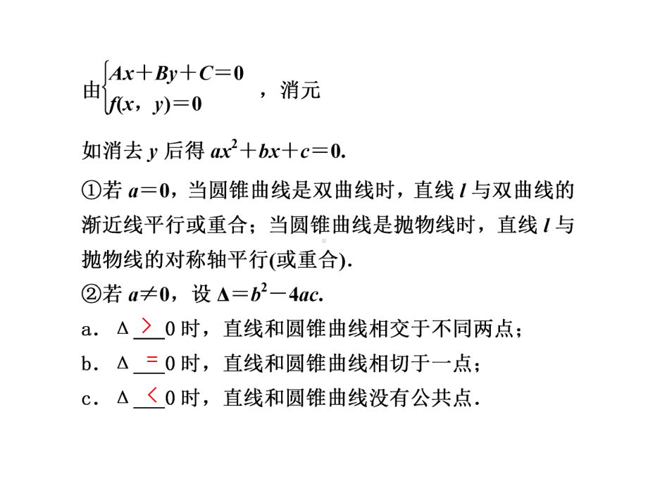 直线与圆锥曲线位置关系的综合应用课件.ppt_第2页