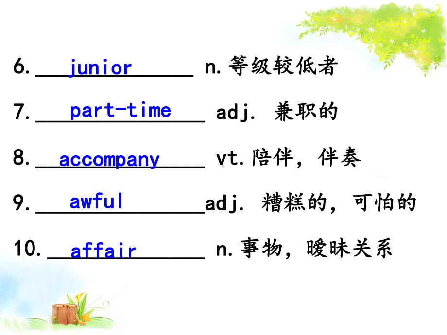 人教版选修7Unit2单词课件.ppt_第3页