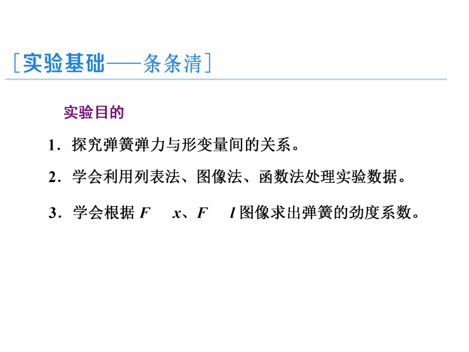 实验：探究弹簧弹力与形变量的关系相互作用力系列课件.pptx_第2页