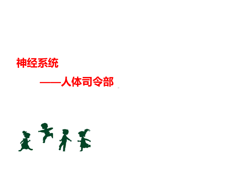 学前儿童卫生与保育第七节神经系统精选课件.ppt_第1页