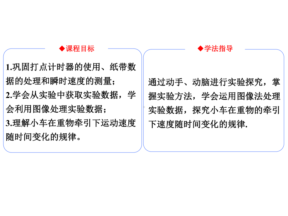 人教版高中物理必修一实验探究小车速度随时间变化的规律课件.pptx_第3页