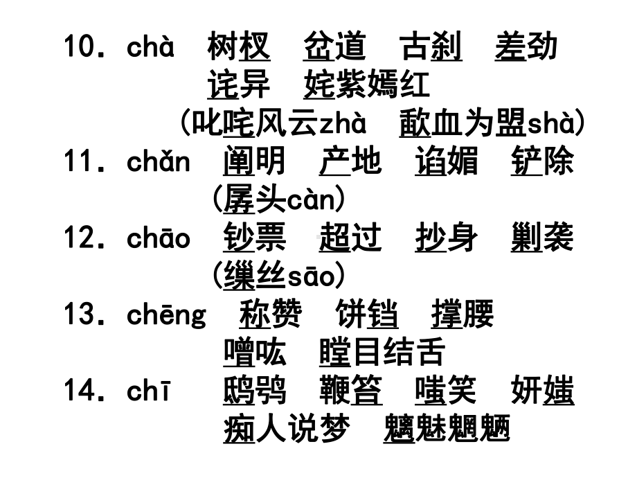 同音字识记(82组)共19张课件.ppt_第3页