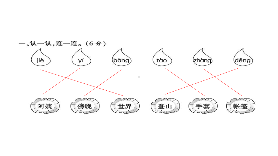 人教部编版二年级上册语文第一次月考卷(第一、二单元)课件.ppt_第2页