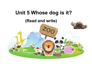 PEP人教版小学英语五年级下册《Unit5WhosedogisitBReadandwrite》课件.ppt