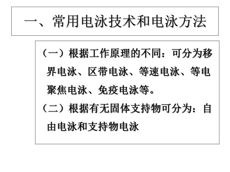 常用电泳技术和电泳方法简介精选课件.ppt_第2页