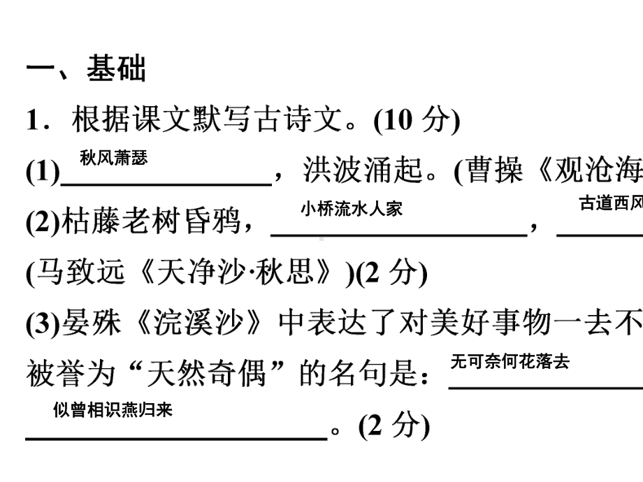 2021年中考语文专项训练：基础组合(12).pptx_第3页