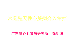 常见先天性心脏病介入治疗课件.ppt