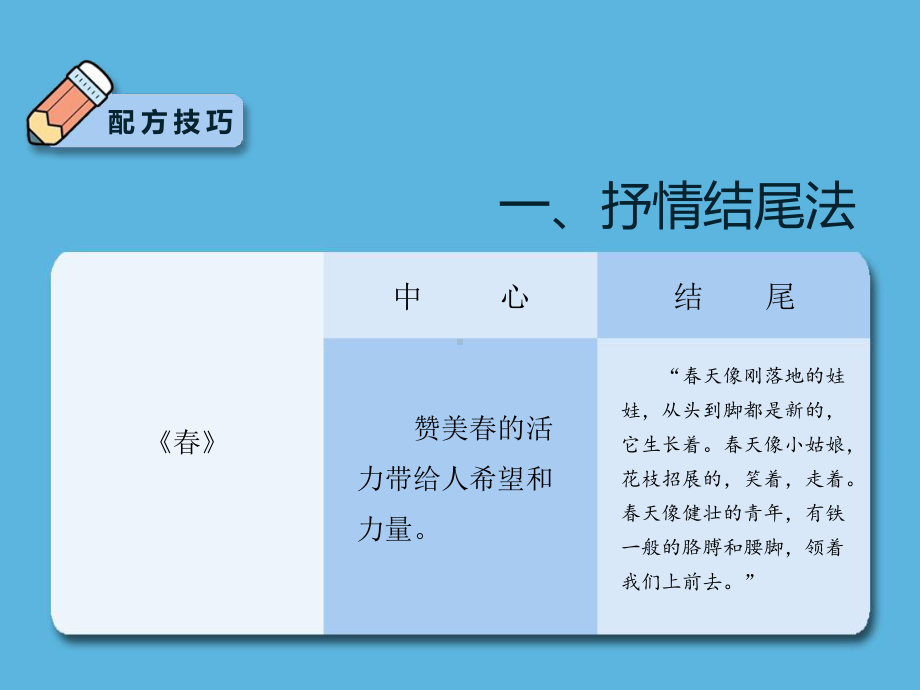 六年级下册语文小升初作文：结尾技巧抒情议论式结尾课件.ppt_第3页