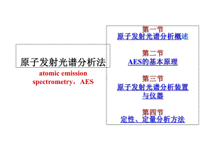 仪器分析第11章原子发射光谱分析基本原理课件.ppt