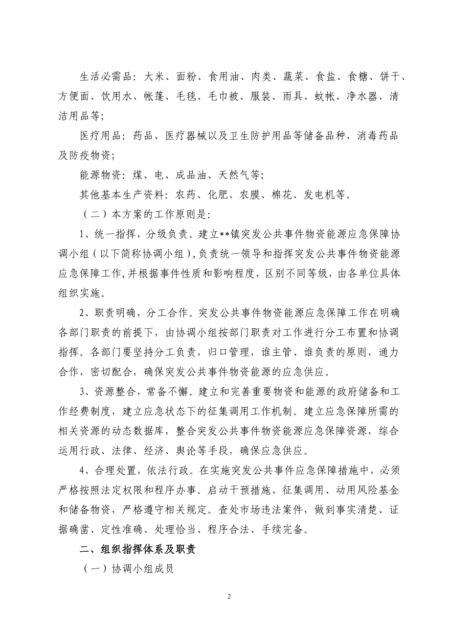 乡镇街道突发事件应急预案合集（其他类）.docx_第2页