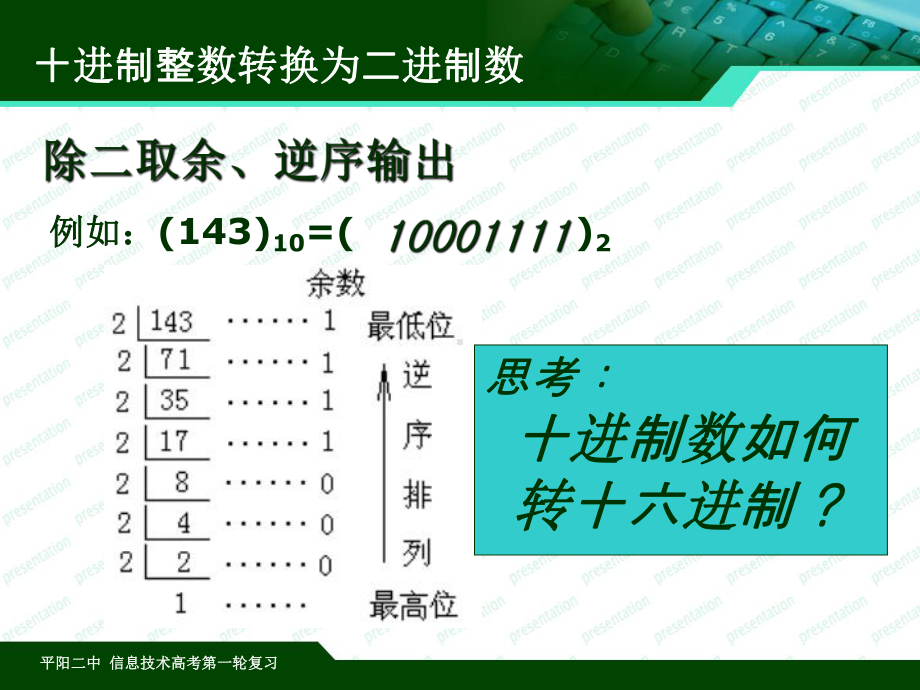 信息技术高考第二课进制转化课件.ppt_第3页