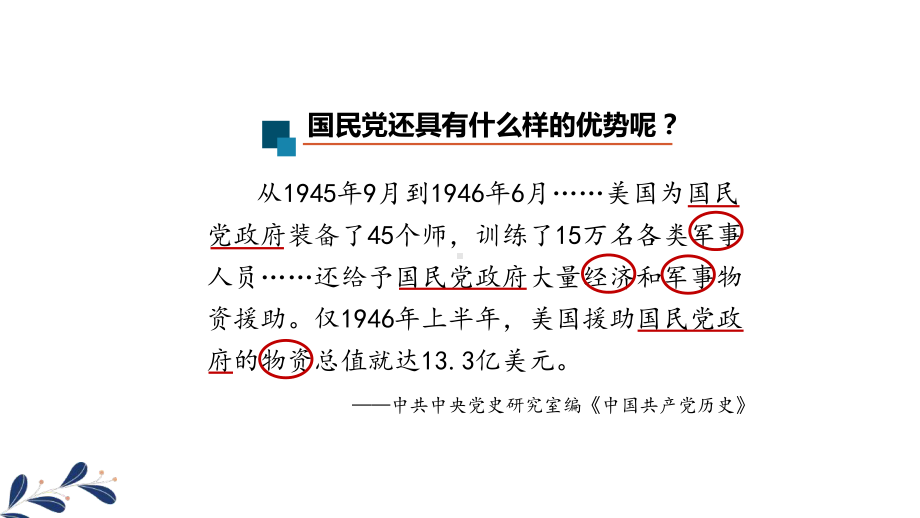 人教部编版八年级历史上册第24课人民解放战争的胜利(共31张)课件.pptx_第3页