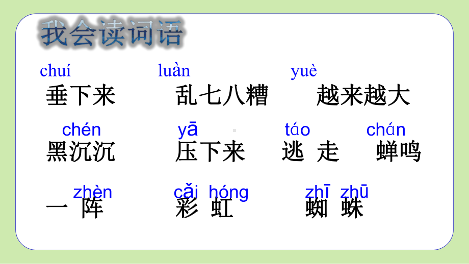 (部编)人教版小学二年级语文下册《雷雨》优秀课件.pptx_第2页