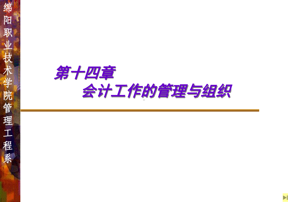 会计工作的管理与组织课件.ppt_第1页