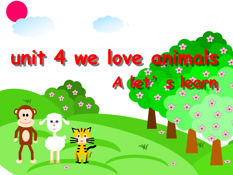 pep人教版小学英语三起点三年级上册《Unit4WeLoveAnimals》课件.ppt_第1页