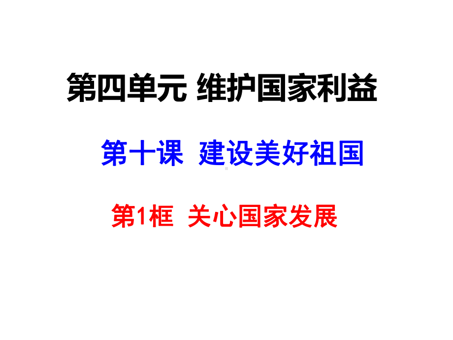 [优质课件]道德与法治八年级上册101关心国家发展(人教版).ppt_第3页