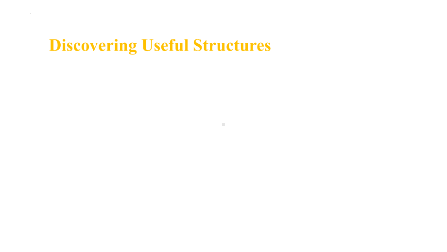 Unit3 Discovering Useful Structures(ppt课件)-2022新人教版（2019）《高中英语》必修第一册.pptx_第1页