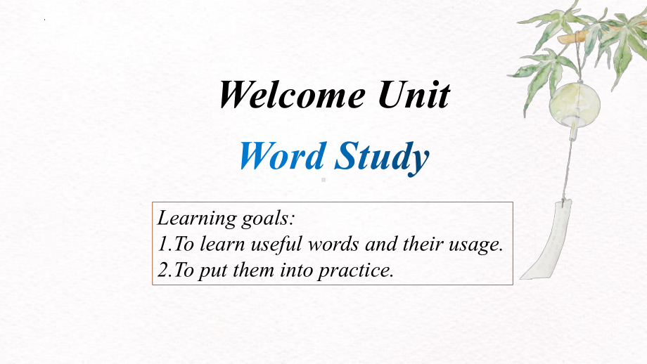 Welcome Unit Word Study(ppt课件)-2022新人教版（2019）《高中英语》必修第一册.pptx_第1页