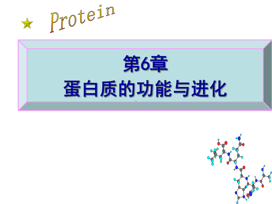 第6章蛋白质的结构与功能课件.ppt_第1页