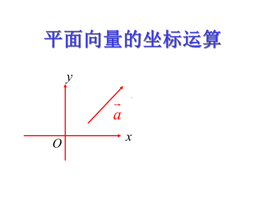 《平面向量的坐标运算》课件.ppt_第1页