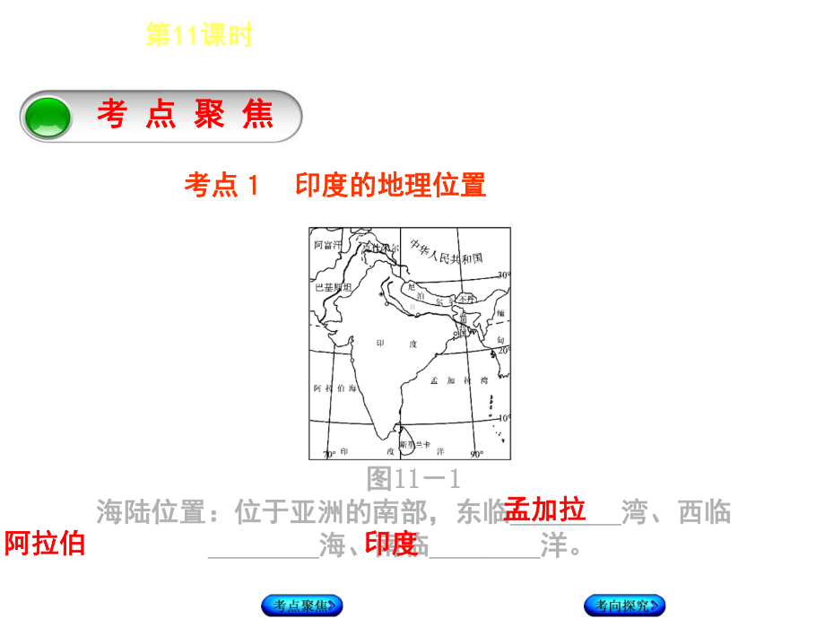 中考地理七下第七章我们邻近的地区和国家第11课时印度与俄罗斯复习课件.ppt_第2页